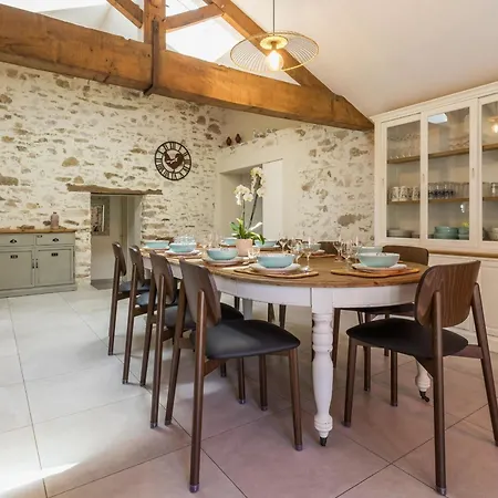 Elegant Rural Avec Piscine Interieure Chauffee Pres De Nantes - Fr-1-306-913 Σπίτι διακοπών Chateauthebaud